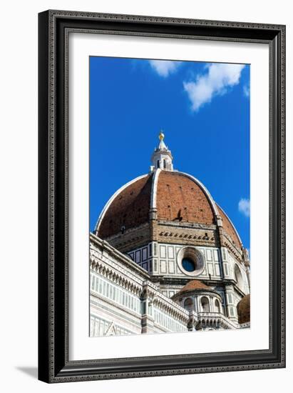 The Duomo (Cathedral), the Dome of Brunelleschi, Piazza Del Duomo-Nico Tondini-Framed Photographic Print