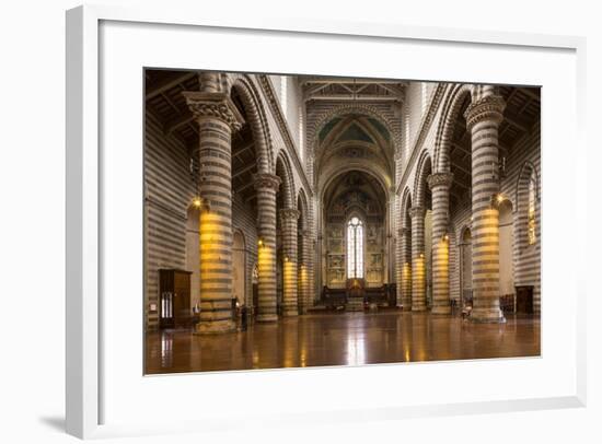 The Duomo di Orvieto, Orvieto, Umbria, Italy, Europe-Julian Elliott-Framed Photographic Print