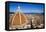 The Duomo dome and rooftops from Giotto's Bell Tower, Florence, Tuscany, Italy-Russ Bishop-Framed Premier Image Canvas