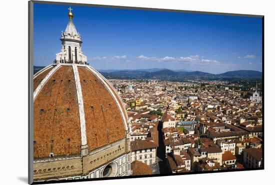 The Duomo dome from Giotto's Bell Tower, Florence, Tuscany, Italy-Russ Bishop-Mounted Photographic Print