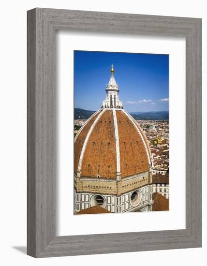 The Duomo from Giotto's Bell Tower, Florence, Tuscany, Italy-Russ Bishop-Framed Photographic Print