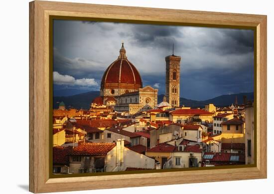 The Duomo of Florence with Evening Light-Terry Eggers-Framed Premier Image Canvas