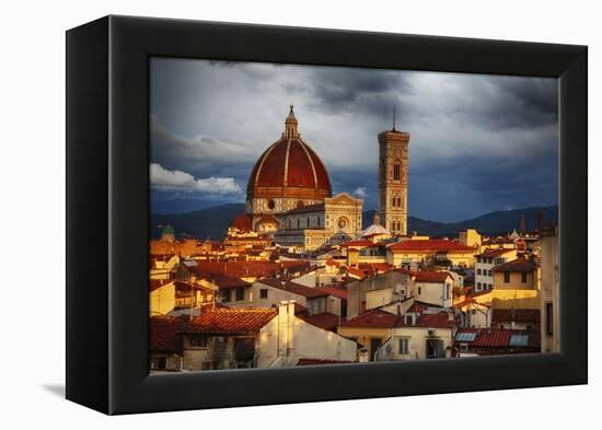 The Duomo of Florence with Evening Light-Terry Eggers-Framed Premier Image Canvas