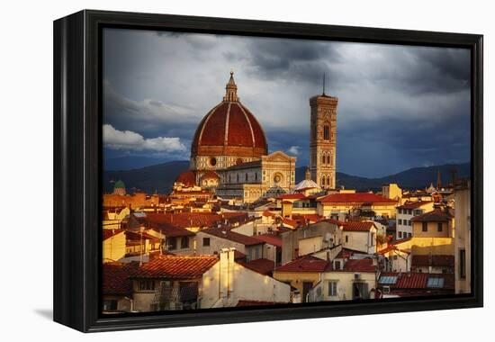 The Duomo of Florence with Evening Light-Terry Eggers-Framed Premier Image Canvas