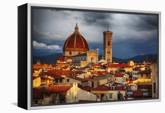 The Duomo of Florence with Evening Light-Terry Eggers-Framed Premier Image Canvas