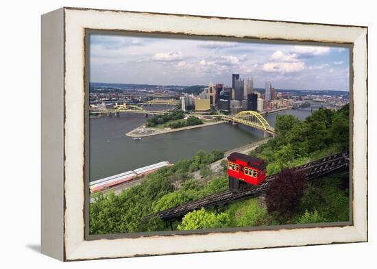 The Duquesne Incline, Pittsburgh, Pennsylvania-George Oze-Framed Premier Image Canvas