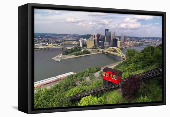 The Duquesne Incline, Pittsburgh, Pennsylvania-George Oze-Framed Premier Image Canvas