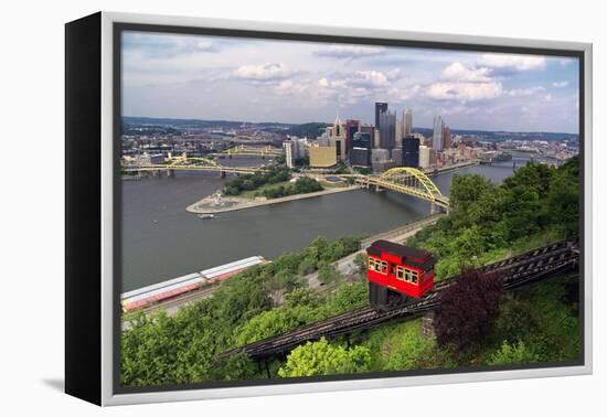 The Duquesne Incline, Pittsburgh, Pennsylvania-George Oze-Framed Premier Image Canvas