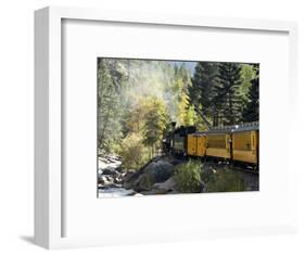 The Durango & Silverton Narrow Gauge Railroad, Colorado, USA-Cindy Miller Hopkins-Framed Photographic Print