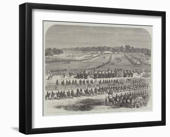 The Durbar, or Assembly of Native Princes and Nobles, Convened by Sir John Lawrence at Lahore-null-Framed Giclee Print