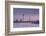 The Dusseldorf Skyline at Dusk, Dusseldorf, North Rhine-Westphalia, Germany, Europe-Julian Elliott-Framed Photographic Print