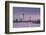 The Dusseldorf Skyline at Dusk, Dusseldorf, North Rhine-Westphalia, Germany, Europe-Julian Elliott-Framed Photographic Print