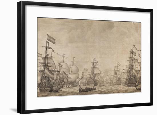 The Dutch Fleet under Sail-Willem Van De Velde the Elder-Framed Giclee Print