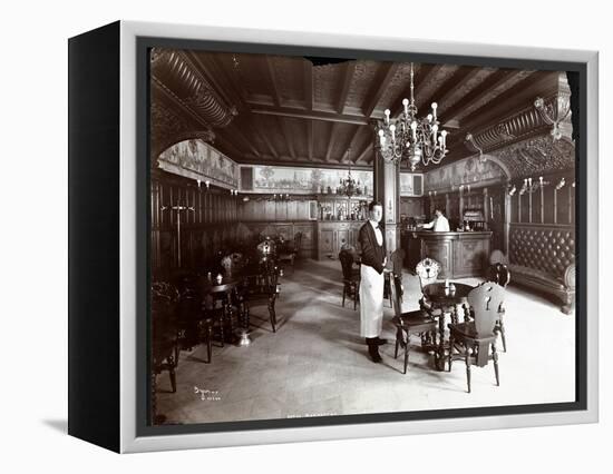 The Dutch Room at the Hotel Manhattan, 1902-Byron Company-Framed Premier Image Canvas