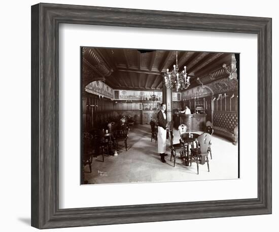 The Dutch Room at the Hotel Manhattan, 1902-Byron Company-Framed Giclee Print