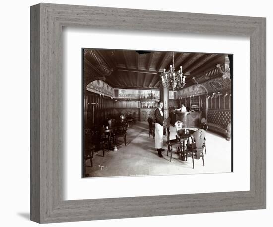 The Dutch Room at the Hotel Manhattan, 1902-Byron Company-Framed Giclee Print