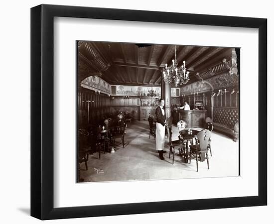 The Dutch Room at the Hotel Manhattan, 1902-Byron Company-Framed Giclee Print