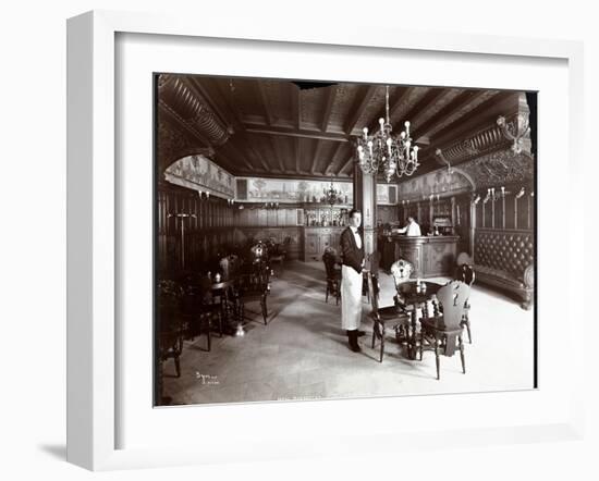 The Dutch Room at the Hotel Manhattan, 1902-Byron Company-Framed Giclee Print