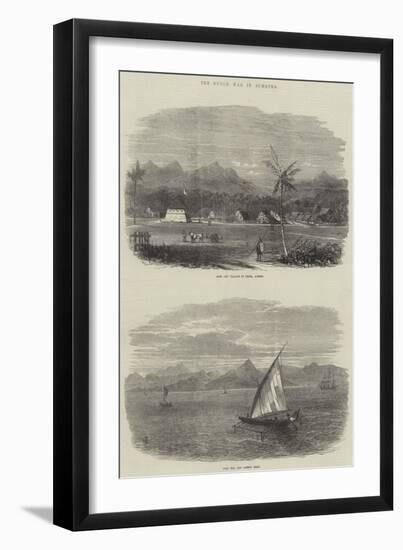 The Dutch War in Sumatra-null-Framed Giclee Print
