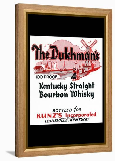 The Dutchman's Kentucky Straight Bourbon Whiskey-null-Framed Stretched Canvas