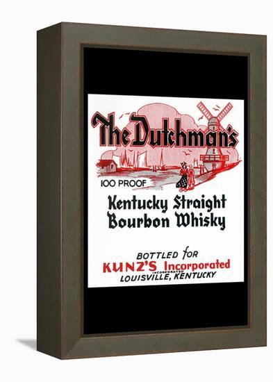 The Dutchman's Kentucky Straight Bourbon Whiskey-null-Framed Stretched Canvas