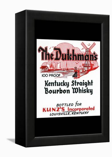 The Dutchman's Kentucky Straight Bourbon Whiskey-null-Framed Stretched Canvas