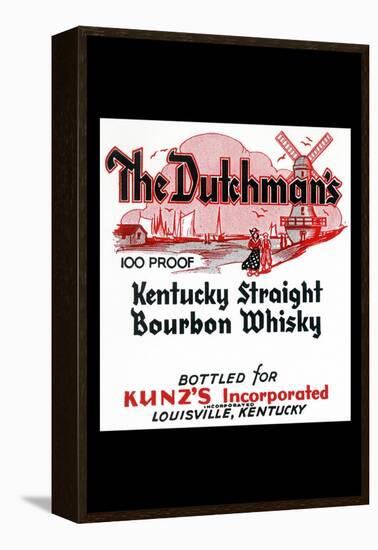 The Dutchman's Kentucky Straight Bourbon Whiskey-null-Framed Stretched Canvas