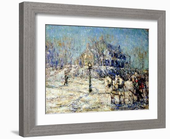 The Dyckman House, 1913-Ernest Lawson-Framed Giclee Print