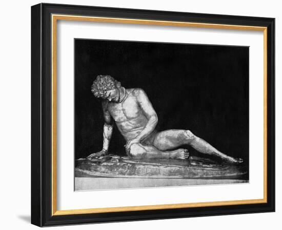 The Dying Gaul, Capitol, Rome, 1893-John L Stoddard-Framed Giclee Print