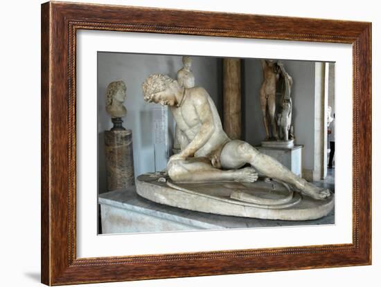 The Dying Gaul (Galatian) also called the Dying Gladiator-Werner Forman-Framed Giclee Print