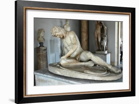 The Dying Gaul (Galatian) also called the Dying Gladiator-Werner Forman-Framed Giclee Print