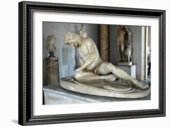 The Dying Gaul (Galatian) also called the Dying Gladiator-Werner Forman-Framed Giclee Print