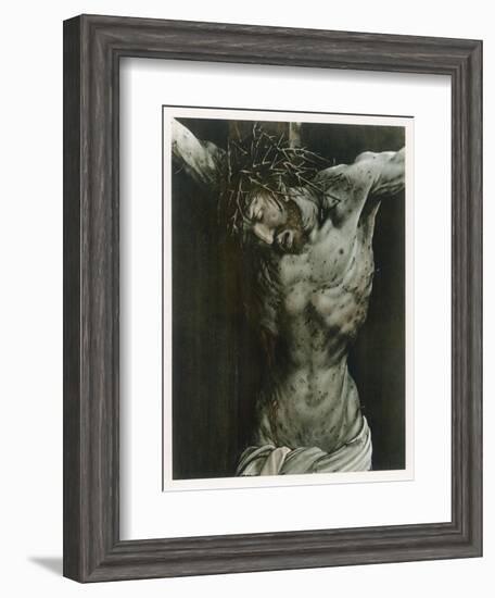 The Dying Jesus-Matthias Gr?newald-Framed Art Print