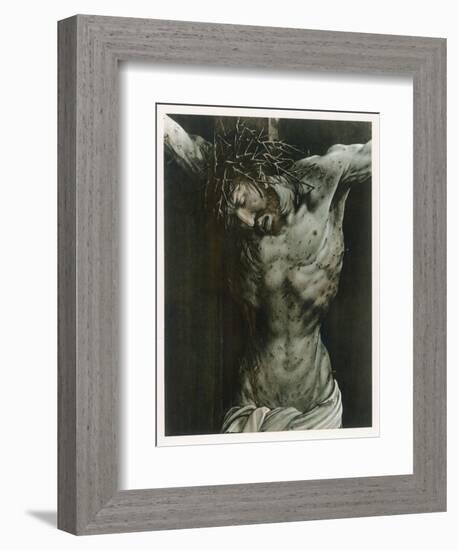 The Dying Jesus-Matthias Gr?newald-Framed Art Print