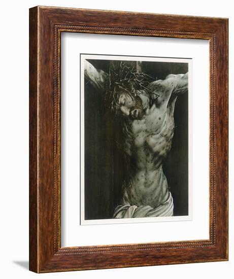 The Dying Jesus-Matthias Gr?newald-Framed Art Print