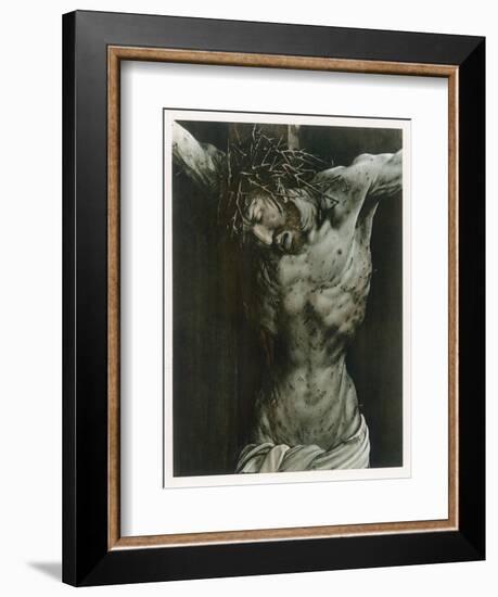 The Dying Jesus-Matthias Gr?newald-Framed Art Print