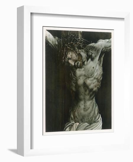 The Dying Jesus-Matthias Gr?newald-Framed Art Print