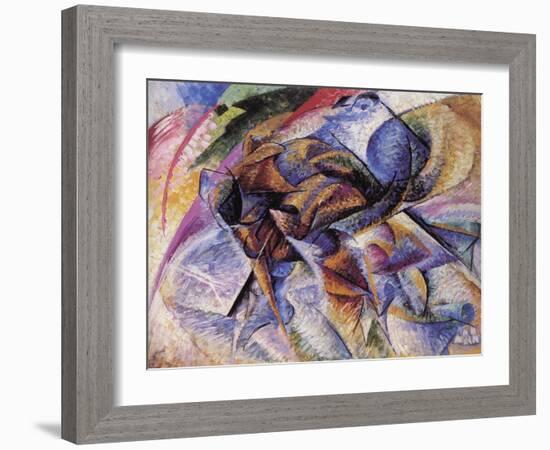 The Dynamism of a Cyclist-Umberto Boccioni-Framed Giclee Print