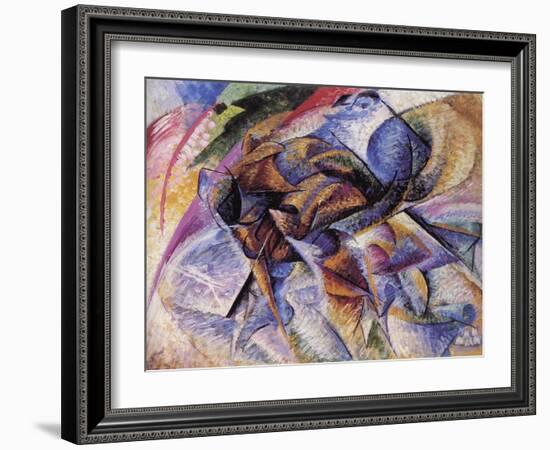 The Dynamism of a Cyclist-Umberto Boccioni-Framed Giclee Print