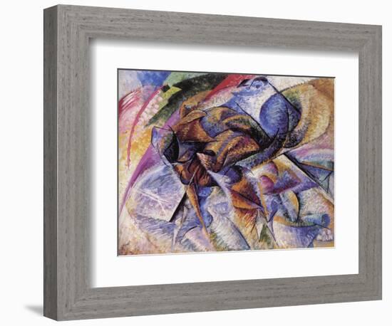 The Dynamism of a Cyclist-Umberto Boccioni-Framed Giclee Print