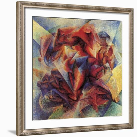 The Dynamism of a Soccer Player-Umberto Boccioni-Framed Giclee Print