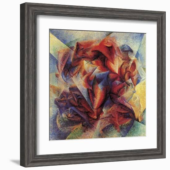 The Dynamism of a Soccer Player-Umberto Boccioni-Framed Giclee Print