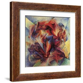 The Dynamism of a Soccer Player-Umberto Boccioni-Framed Giclee Print