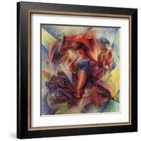 The Dynamism of a Soccer Player-Umberto Boccioni-Framed Giclee Print