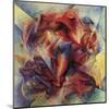 The Dynamism of a Soccer Player-Umberto Boccioni-Mounted Giclee Print
