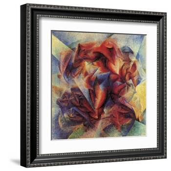 The Dynamism of a Soccer Player-Umberto Boccioni-Framed Giclee Print
