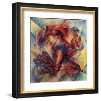 The Dynamism of a Soccer Player-Umberto Boccioni-Framed Giclee Print
