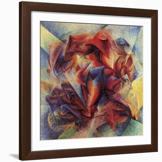 The Dynamism of a Soccer Player-Umberto Boccioni-Framed Giclee Print