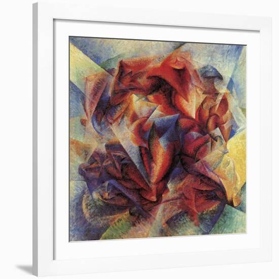 The Dynamism of a Soccer Player-Umberto Boccioni-Framed Giclee Print