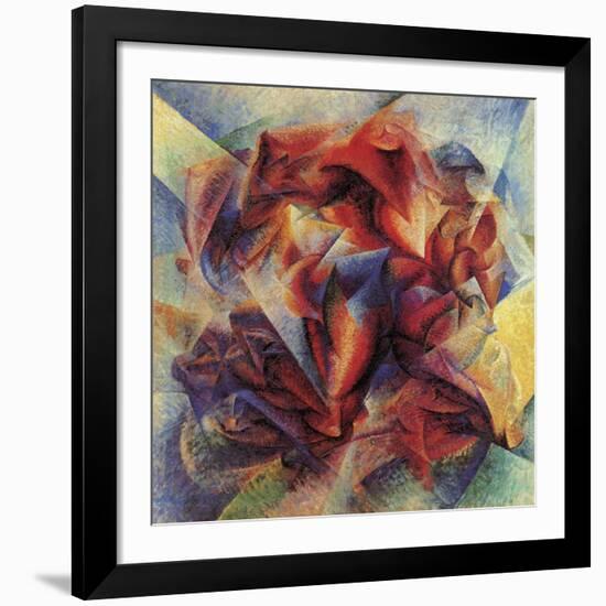 The Dynamism of a Soccer Player-Umberto Boccioni-Framed Giclee Print